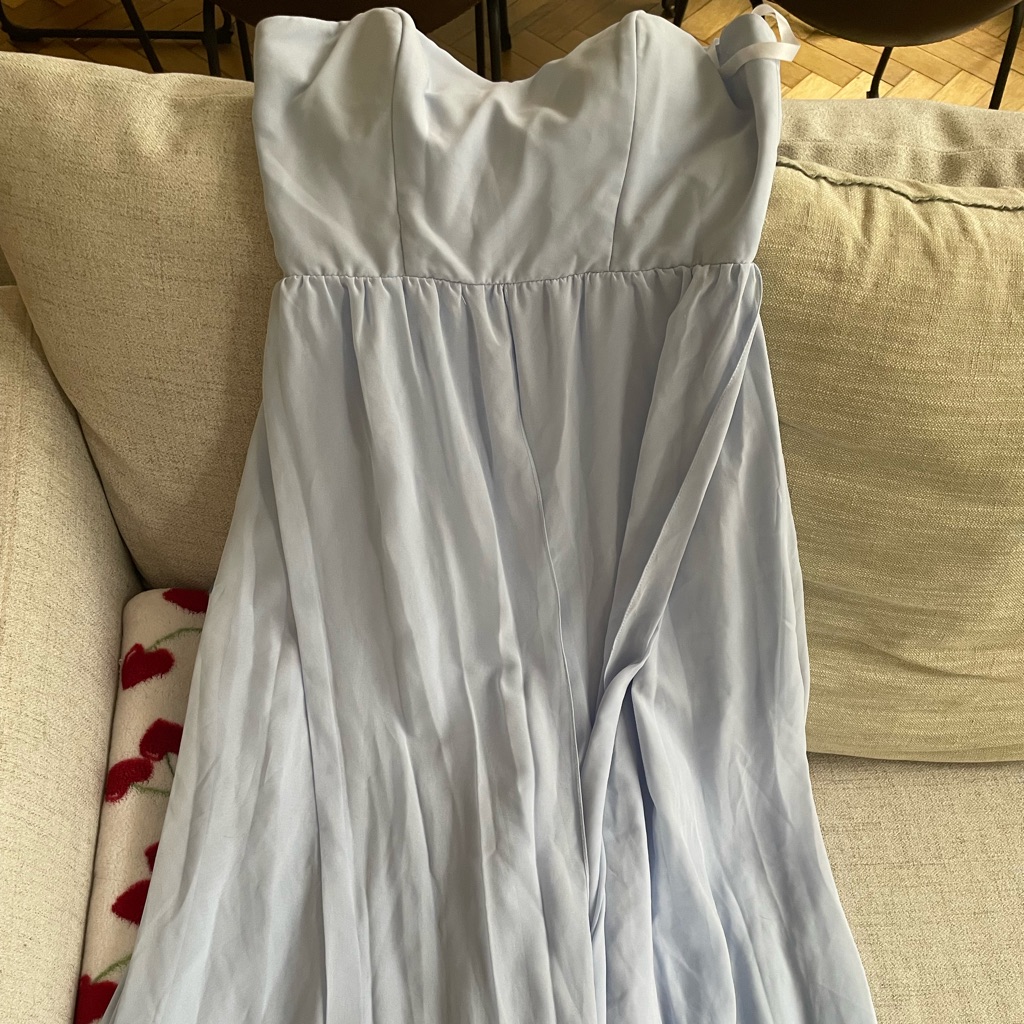 Revelry Sky Blue Bridesmaid Dress